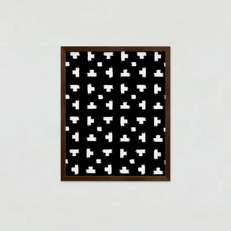 Monochrome wall art pattern abstract